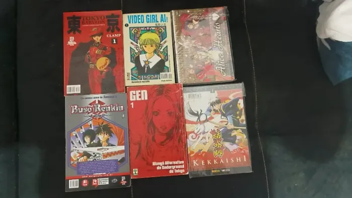 Lote de Mangás Variados (Todos Volume 1) - Tokyo Babylon, Video Girl Ai e mais