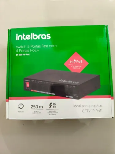 Switch 4P POE Intelbras