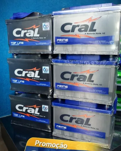 Bateria carro Cral 60 Amperes. Baterias Novas Lacradas 