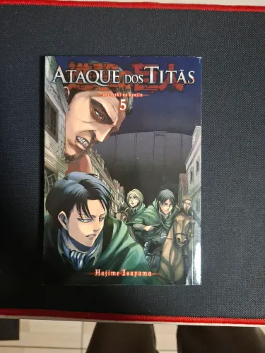 Mangá "Ataque dos Titãs" Vol. 5