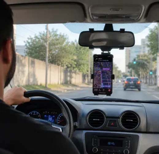 SUPORTE DE CELULAR PARA RETROVISOR ? IDEAL PARA MOTORISTAS DE APP