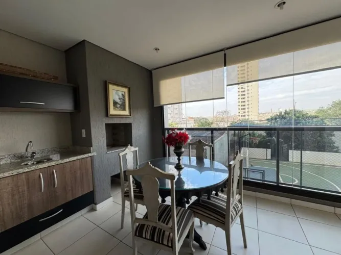 Apartamento para Alugar no Bairro Nova Aliança de 03 Suítes com Varanda e Churrasqueira.