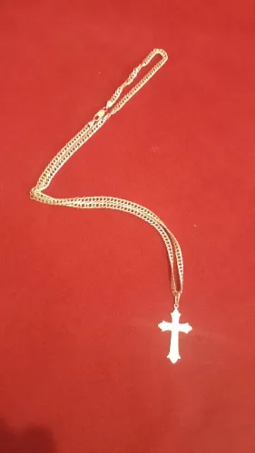 Cordão elo duplo maciço 925 70 centímetros 4 mm