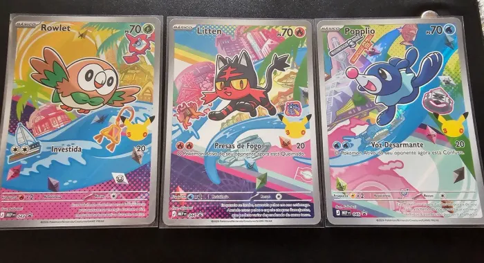Cartas Pokémon Trío Alola (Nm) Original  (3 Cartas)