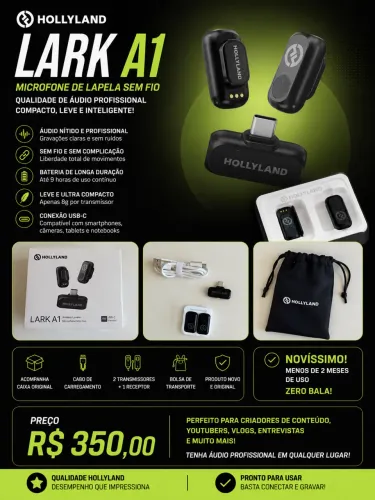 Microfone de lapela Lark 1