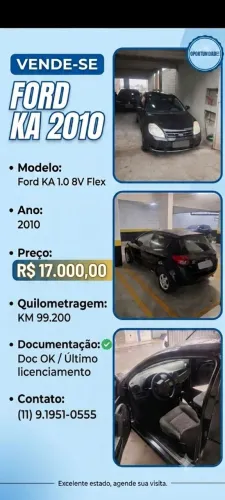 Ford KA 1.0 8v/1.0 8V ST Flex 3P 2010