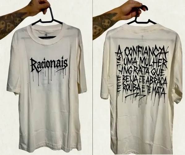 Camisas masculinas Oversized StreetWear