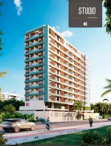 Studio Desing 7 - Studio Alto Padrão com Varanda na Península