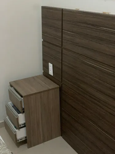 Cabeceira cama box MDF maciço