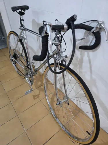 Linda caloi 10 cromada peças originais rodas inox