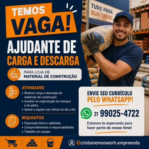 Ajudante de carga e descarga 