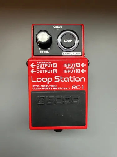BOSS RC-1 Loop Station Looper Pedal para Guitarra - Pouquíssimo Uso