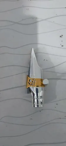 Boquilha Sax Alto Everton Strengh Silver 07 Metal NÃO ACEITO TROCA