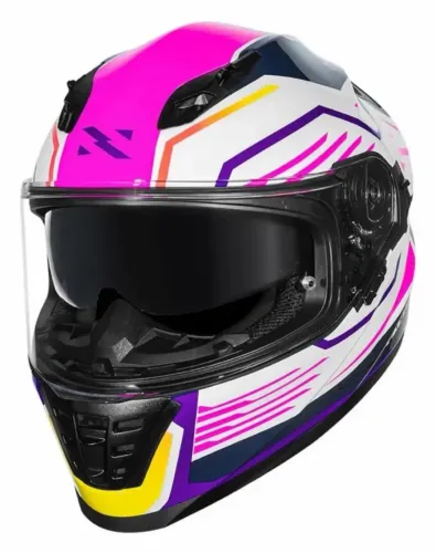 Capacete Moto Norisk Ff302 Soul Ii Factor Feminino C/ Oculos