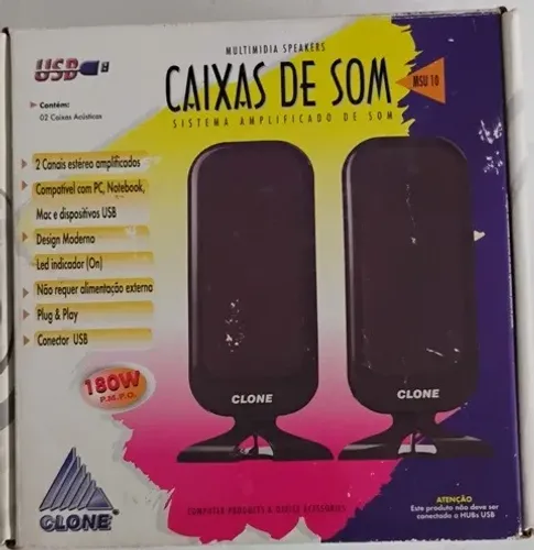 Caixas de Som Multimídia - Clone