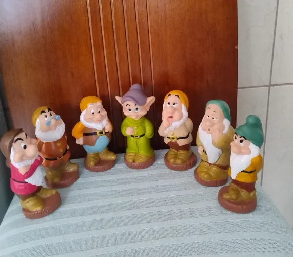Coleção Os 7 Anões original Disney em vinil
