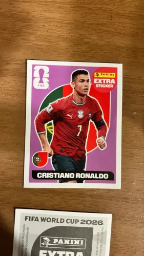 Figurinha Legend Cristiano Ronaldo Lilás
