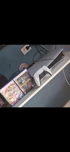 ? PS5 SLIM COM LEITOR + 1 CONTROLE | LEIA A DESCRIÇÃO ?