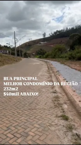 Oportunidade Única! Lote excelente 40mil abaixo do que vale! 233m2 - Na Rua Principal!