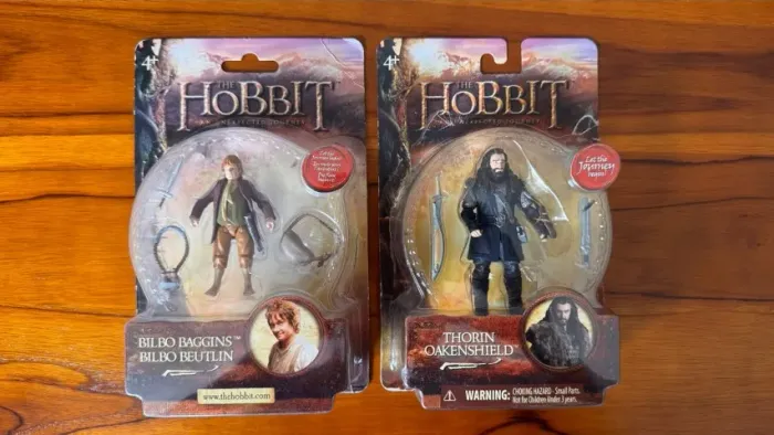 O Hobbit 2012 - Bilbo Bolseiro + Thorin Escudo de Carvalho - Bridge Direct 3,75"