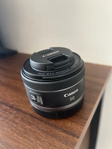 Lente câmera Cânon RF 50mm F/1.8 STM