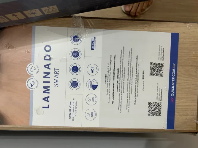 Piso laminado Quick-step Carvalho Vanilla caixa