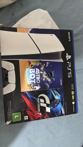 Ps5 slim 825gb novo ( caixa aberta somente para conferência)