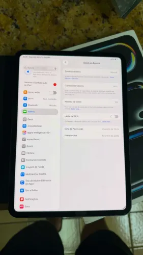 Ipad Pro M4 Quinta Geracao 256Gb 11 polegadas Bateria 99%