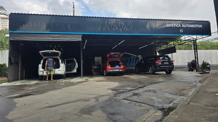 Lava rápido em condomínio