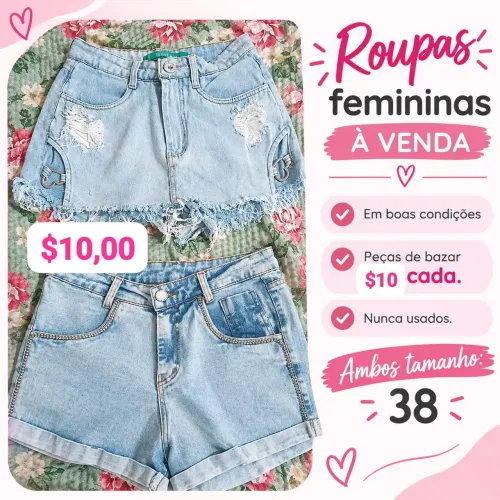 Roupas de bazar $10