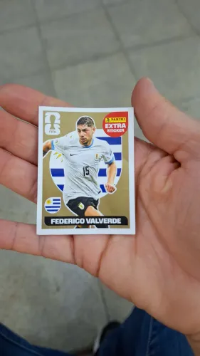 Figurinha Dourada Federico Valverde
