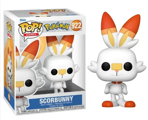ORIGINAL - Funko Pop Pokemon - Scorbunny #922