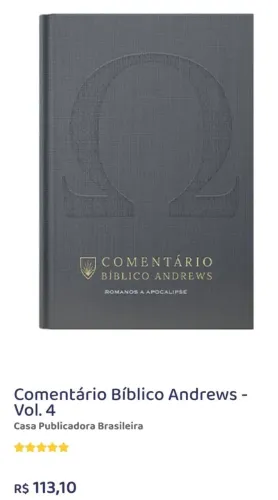 Comentário Bíblico Andrews + Livro Ellen White Mulher de Visão