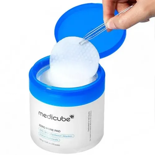 almofadas tônicas medicube zero pore pad 70 unidades