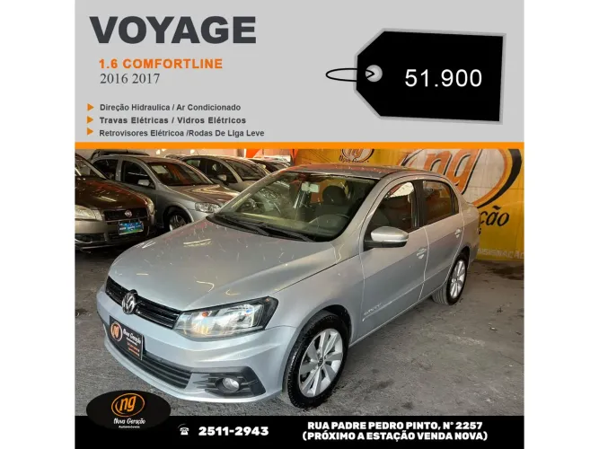 Volkswagen Voyage 1.6 MSI Flex 8V 4P 2017