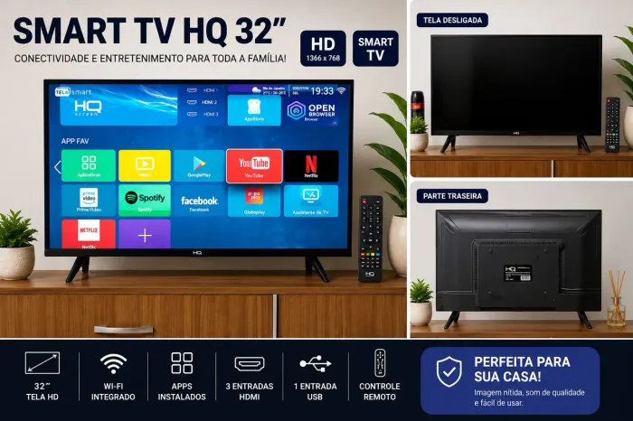 TV HQ 32 polegadas