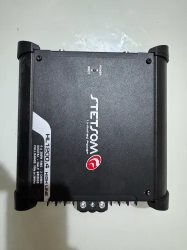 Módulo Amplificador Stetsom High Line Hl1200.4 1200w 2 Ohms Preto