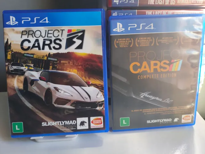 Project cars Complete Edition mais Project cars 3 ps4 usados