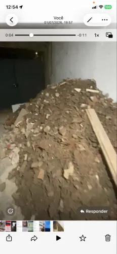 Doação de aterro misto , mais de 12 metros