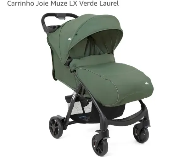 Carrinho de Bebê Joie Muze LX - Verde Laurel
