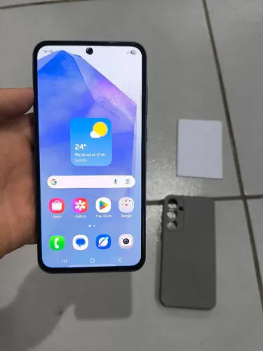 SAMSUNG A55 5G 256GIGAS 8+8 DE RAM CAPA E NOTA PREÇO 950$