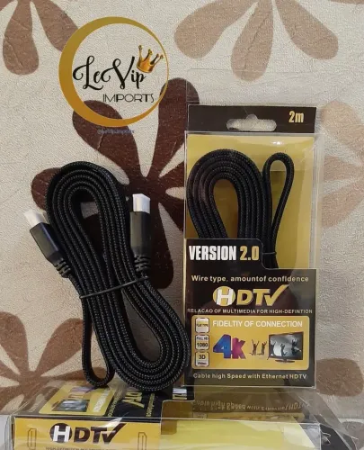 Cabo HDMI, Cabo de rede RJ45, Adaptador P3