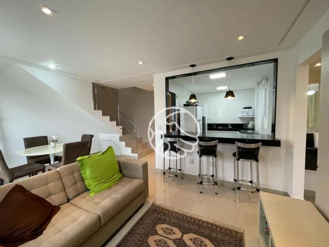 Cobertura com 4 dormitórios para alugar, 138 m² por R$ 3.176,00/dia - Enseada Azul - Guara