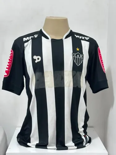 Camisa original Atlético Mineiro, Dry World, precisa reformar patrocínios, tamanho M