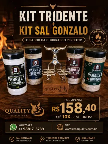 Kit tridente mais kit sal 
