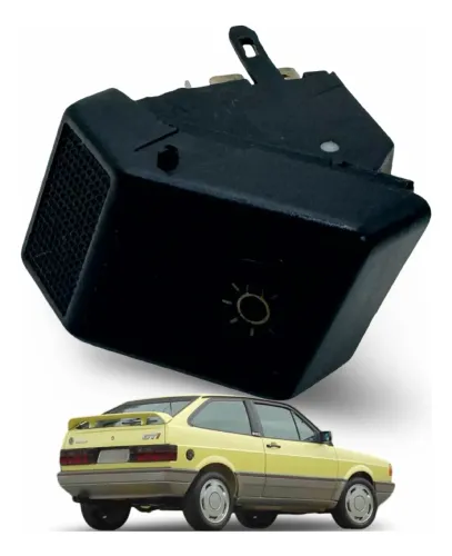 Botão Farol farolete Vw Gol quadrado GL GTS GTI 