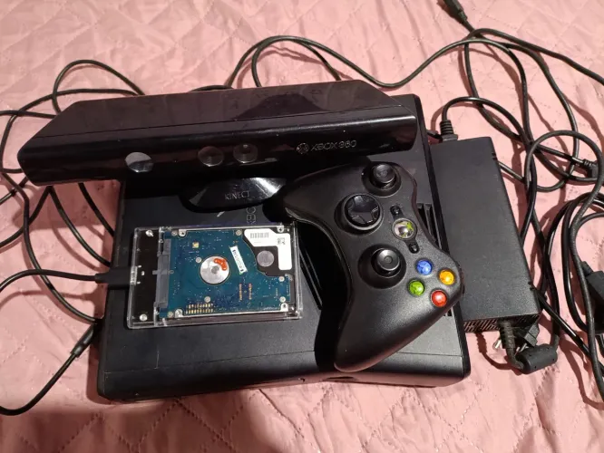 Xbox 360+Kinect+HD de 250 Gigas Com Jogos