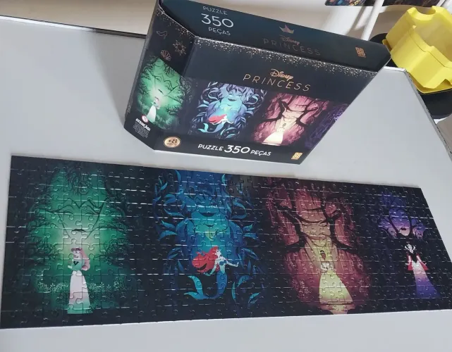 Quebra Cabeca Princesas Panoramico 350 Peças