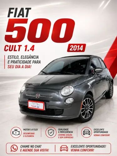 Fiat 500 Cabrio Dualogic Flex 1.4 8V 2015
