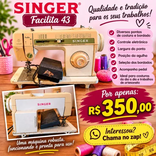 Vende-se uma máquina de costura Singer 